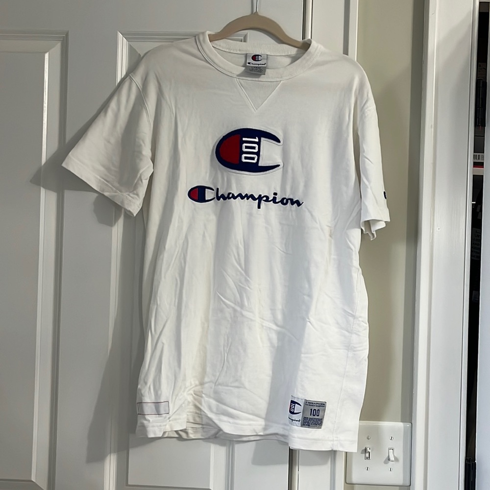 Champion White T shirt